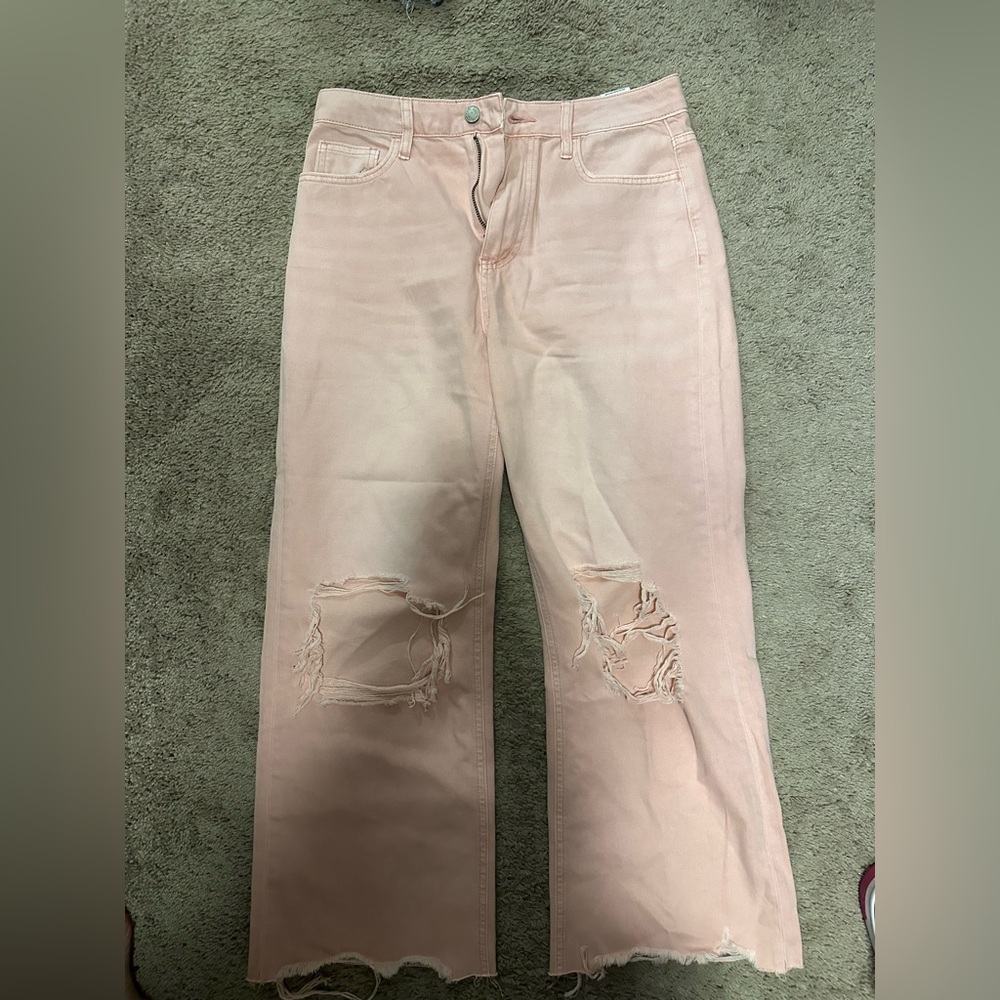 VERVET BY FLYING MONKEY Pink Boyfriend Jeans Relaxed Style